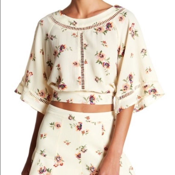 Jealous Tomato Tops - Jealous tomato floral open back top